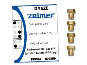 Dysze Zelmer - propan-butan
