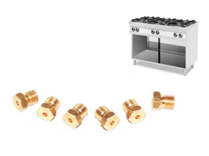 Dysze do kuchni Hendi (3× 3,5kW + 3× 6kW) gaz ziemny 