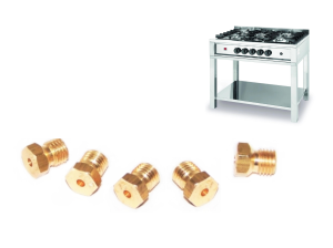 Dysze do kuchni Hendi (3× 3kW + 1× 1,8kW + 1x 3,5kW) propan-butan