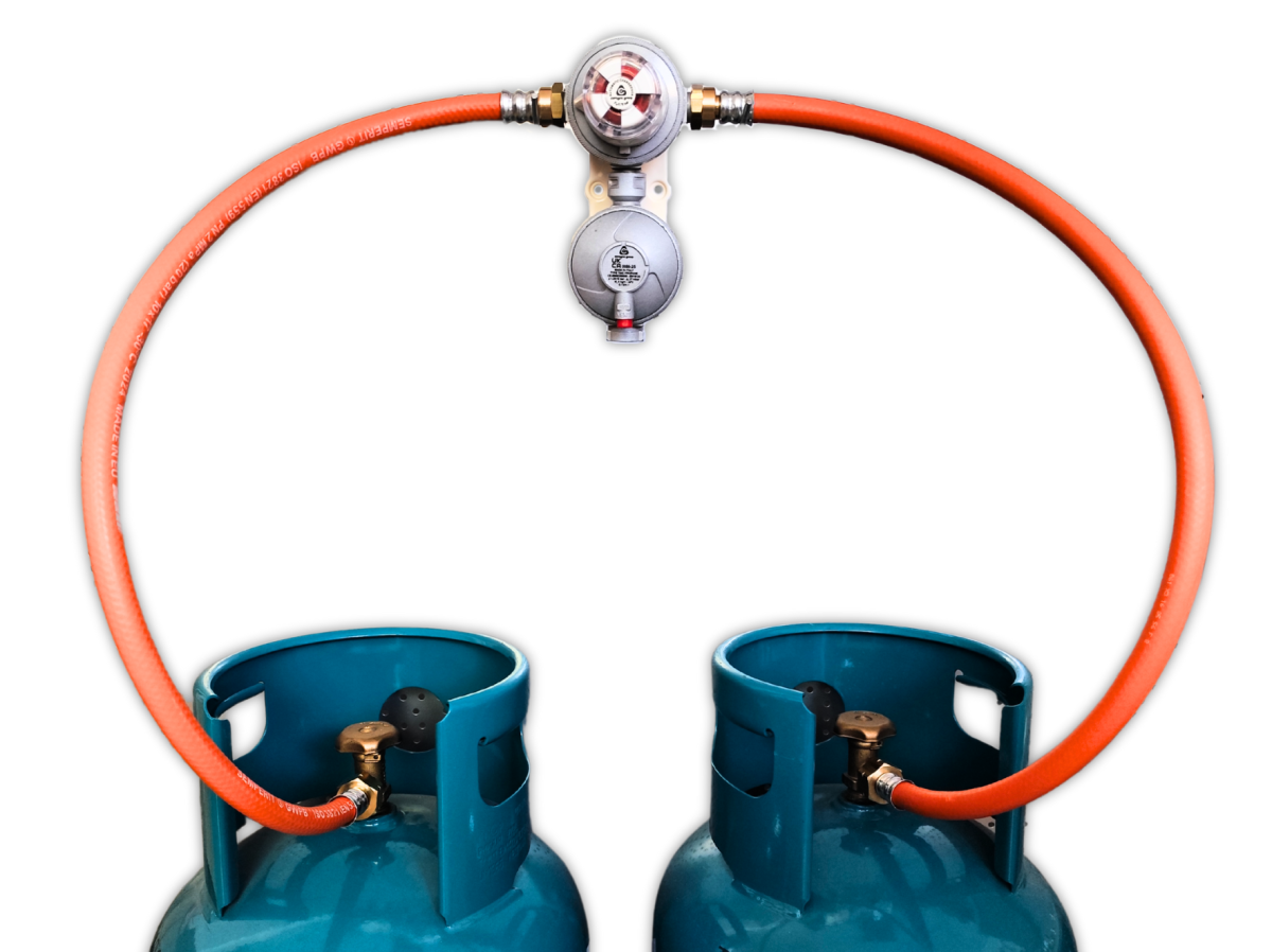 automatyczny zestaw na dwie butle