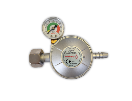 Reduktor z manometrem do butli gazowej
