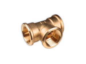 Trójnik mosiężny do gazu GW/GW/GW 1/2"