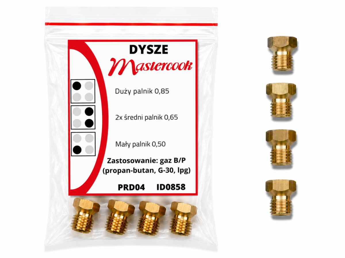 Dysze gazowe Mastercook LPG propan-butan G30 komplet 4 szt. do kuchenki.png