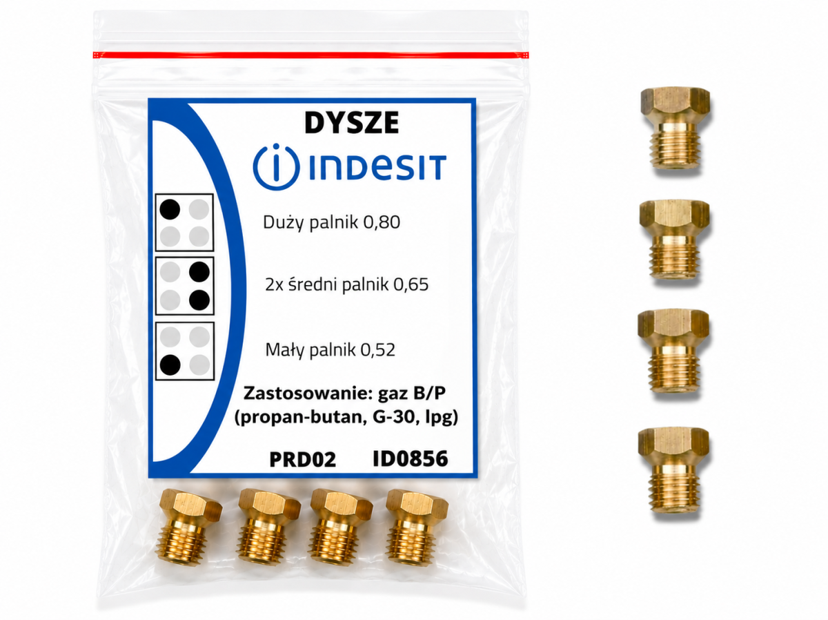 Dysze gazowe Indesit LPG propan-butan G30 komplet 4 szt. do kuchenki.png