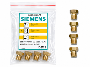 Dysze Siemens do gazu ziemnego