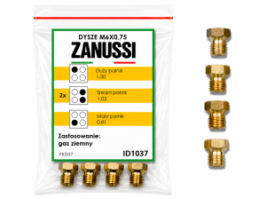 Dysze Zanussi do gazu ziemnego (z sieci)