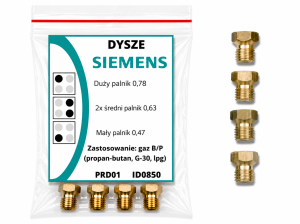 Dysze Siemens - propan-butan