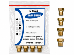 Dysze Samsung (propan-butan)