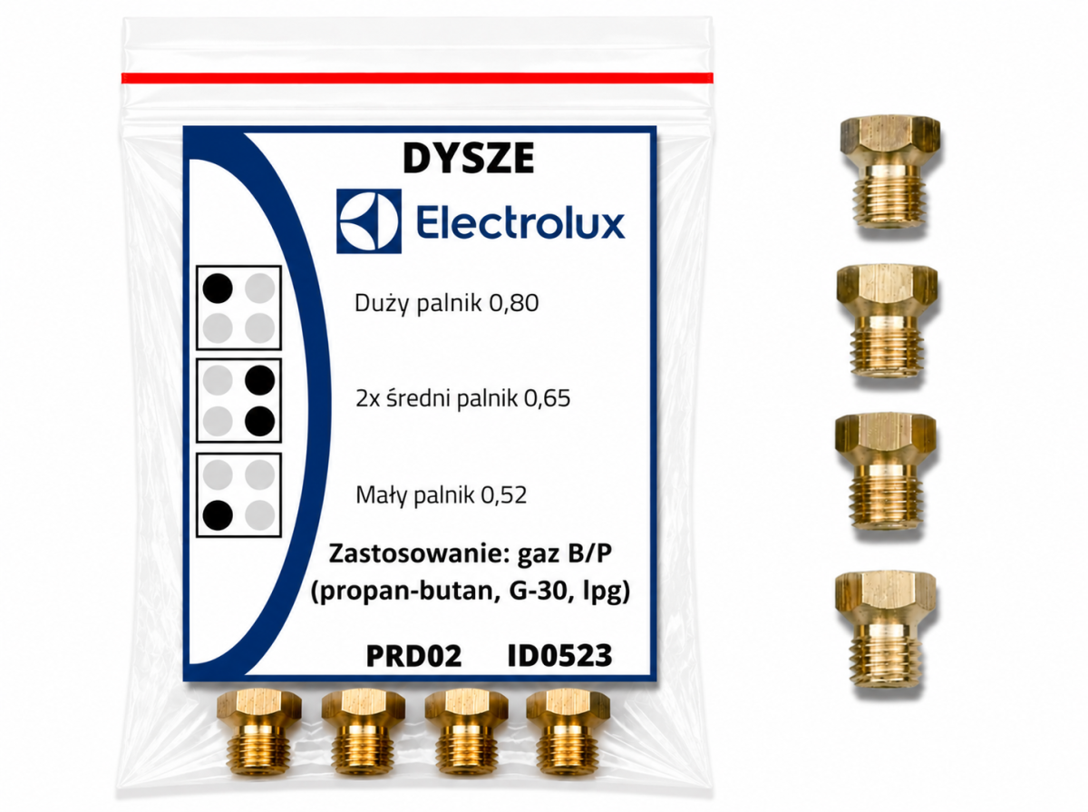 Dysze gazowe Electrolux LPG propan-butan G30 komplet 4 szt. do kuchenki.png
