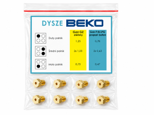 Komplet dysz Beko GZ + LPG
