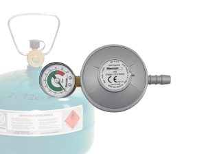 Reduktor z manometrem do butli 1 kg, 2 kg, 3 kg, 5 kg