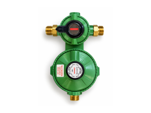 Reduktor automatyczny do butli 6 kg/h - 37 mbar + redukcja 1/2"