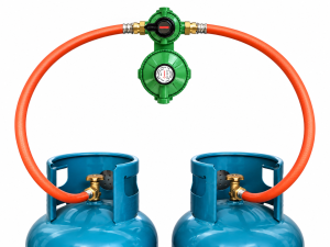 Instalacja 2-butlowa Spark 37 mbar 6 kg/godz z reduktorem automatycznym