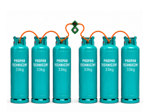 Instalacja Spark 6-butlowa Reca 37 mbar 6 kg/godz z zaworami zwrotnymi
