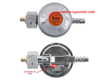 Zawiadomienie o wycofaniu reduktora Bradas